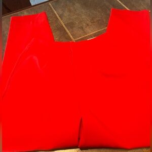 NWT Bright Red Trendy Trouser- size 2